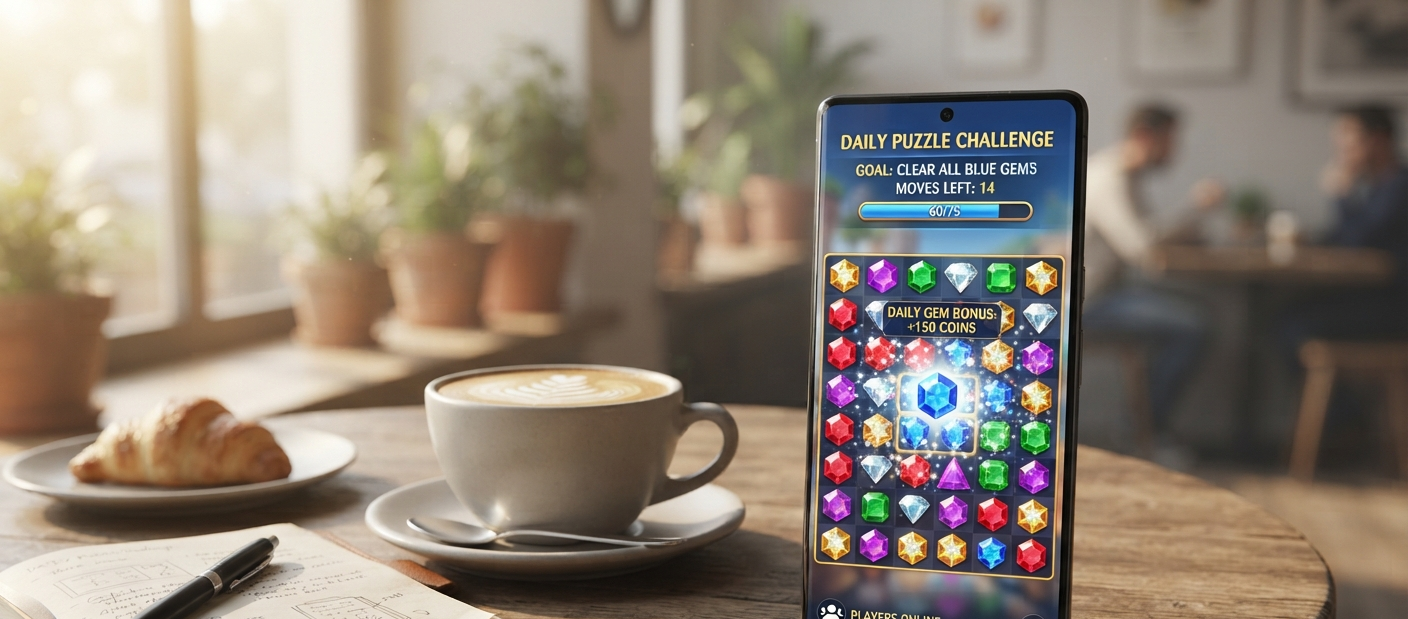 Mobile puzzle play